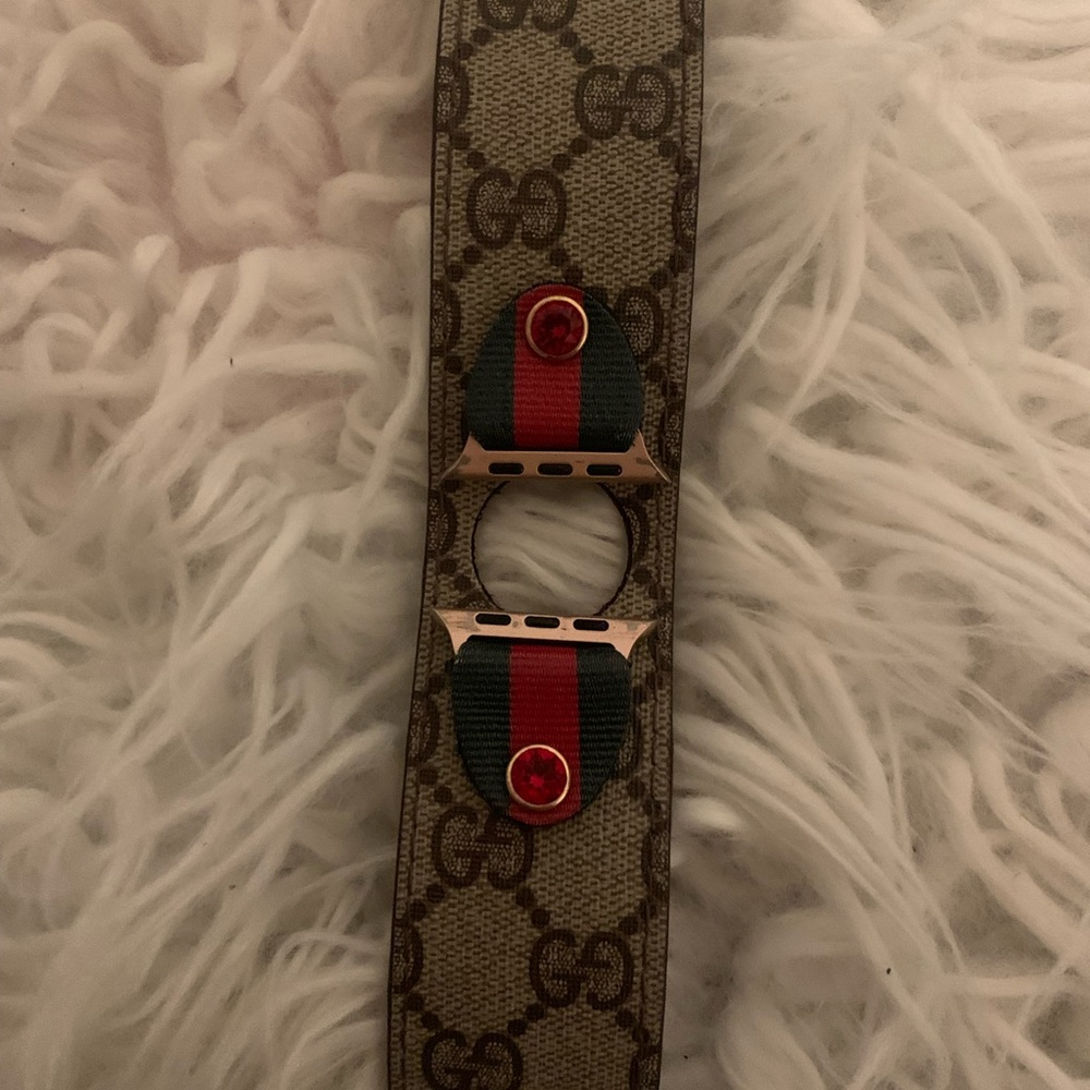 Sparkl Authentic Repurposed Gucci Apple Watch Cuff